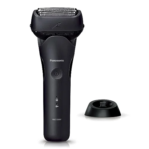 Panasonic Rasoio Elettrico 3 Lame Testa Swing ES-L340W-K Nero