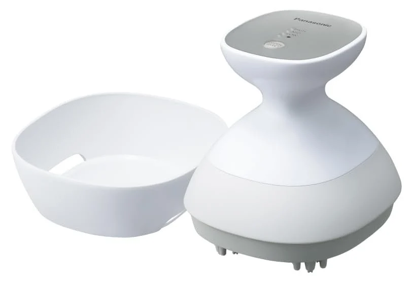Panasonic Spazzola Massaggiante per Cuoio Capelluto 3 Velocità EH-HE9J Argento