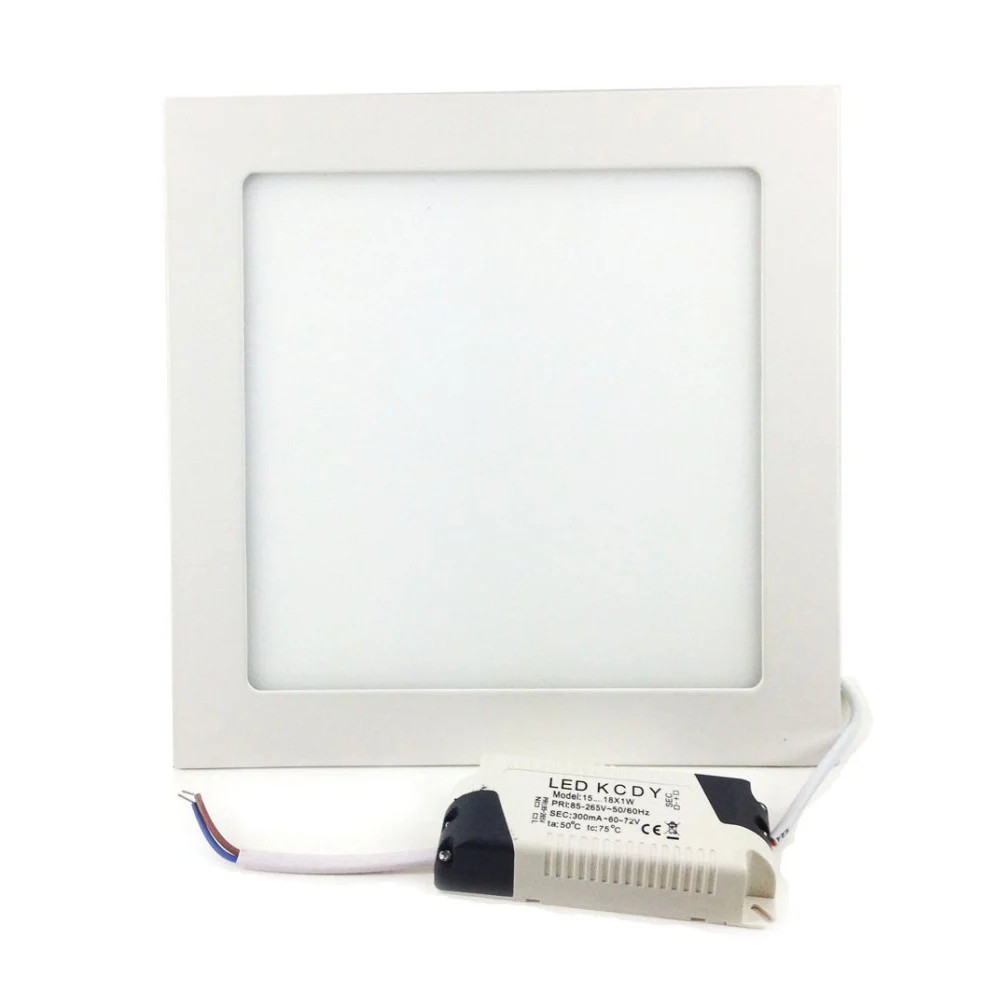 PANNELLO FARETTO TONDO O QUADRATO A LED DA 6 A 25 W AD INCASSO LUCE FREDDO CALDO - TrAdE Shop Traesio