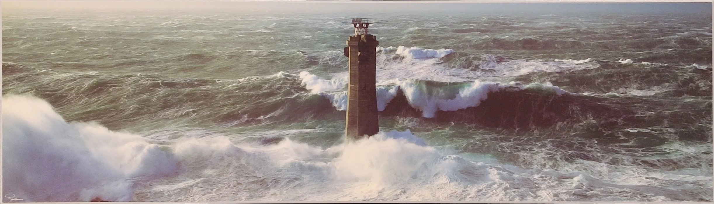 pannello “phare de nividic en mer d’iroise” - Arredamento marinaresco