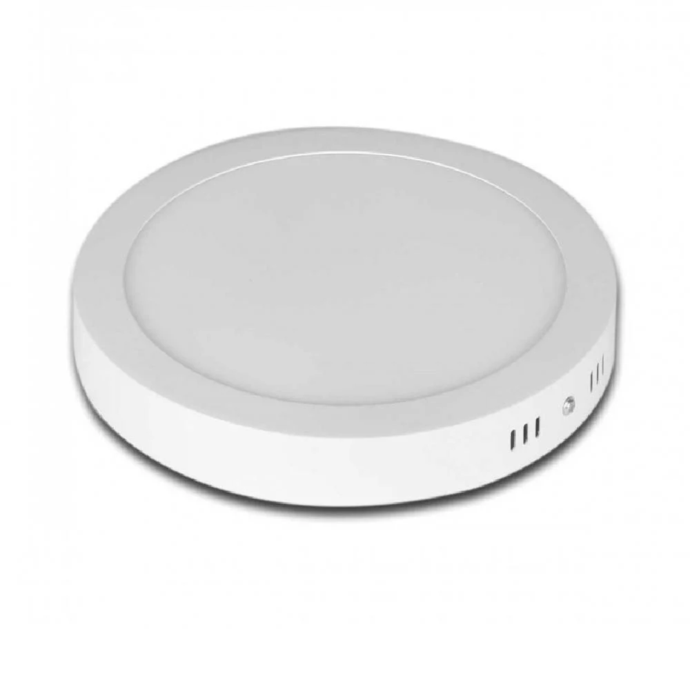 PANNELLO PLAFONIERA LED 24W TONDO PVC LUCE BIANCO CALDO FREDDO NATURALE P - TrAdE Shop Traesio