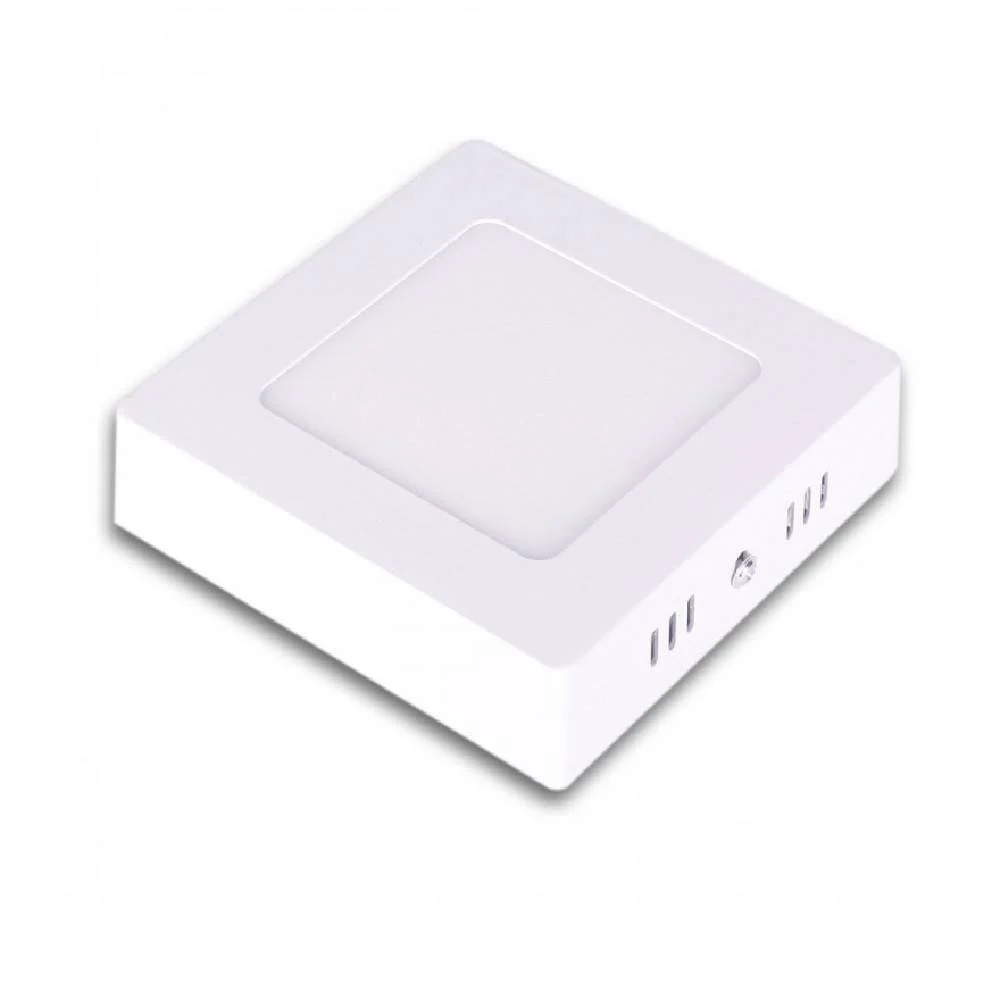 PANNELLO PLAFONIERA LED 6W QUADRATO PVC LUCE BIANCO CALDO FREDDO NATURALE P120 - TrAdE Shop Traesio