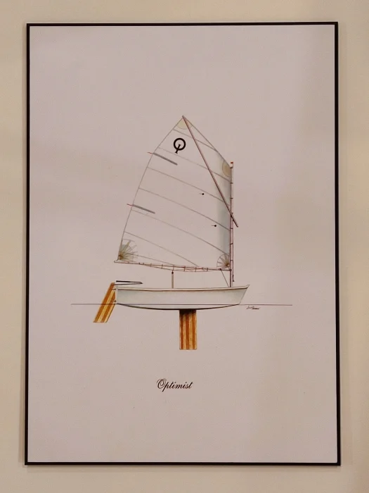 pannello “profilo: optimist” - Arredamento marinaresco