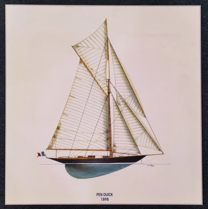 pannello “profilo: pen duick 1898” - Arredamento marinaresco