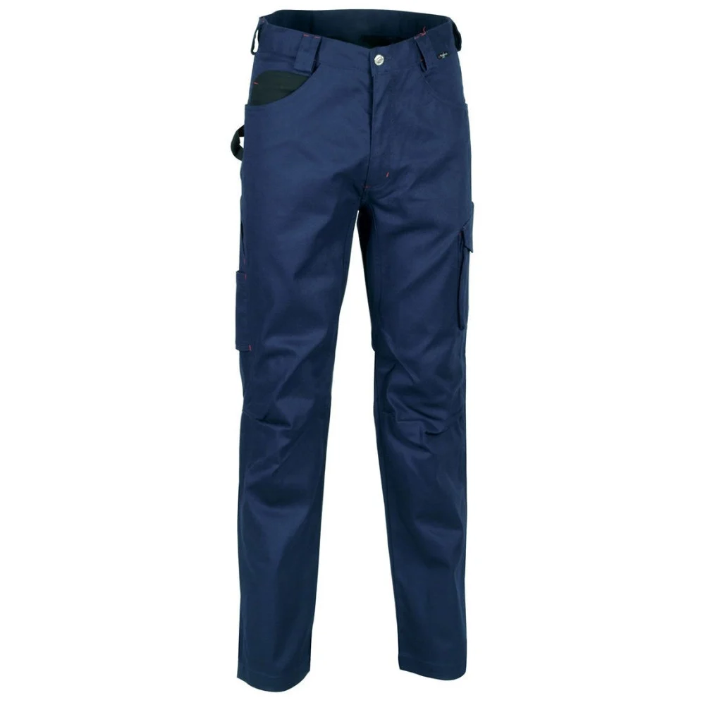 PANTALONE DRILL COTONE POLIESTERE COFRA DA LAVORO ANTINFORTUNISTICA 4 STAGIONI - Cofra ®