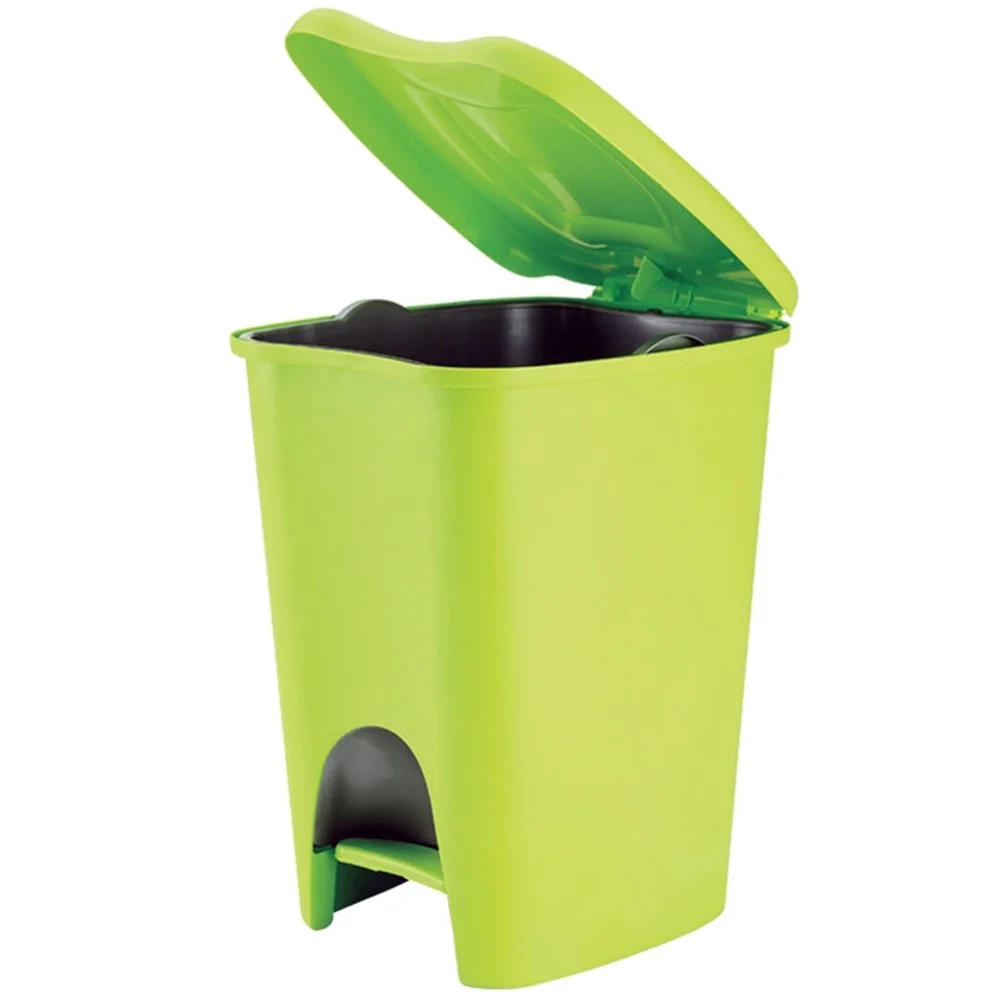 PATTUMIERA IN PLASTICA CON APERTURA A PEDALE LT.16 SECCHIO IMMONDIZIA RIFIUTI - TrAdE Shop Traesio