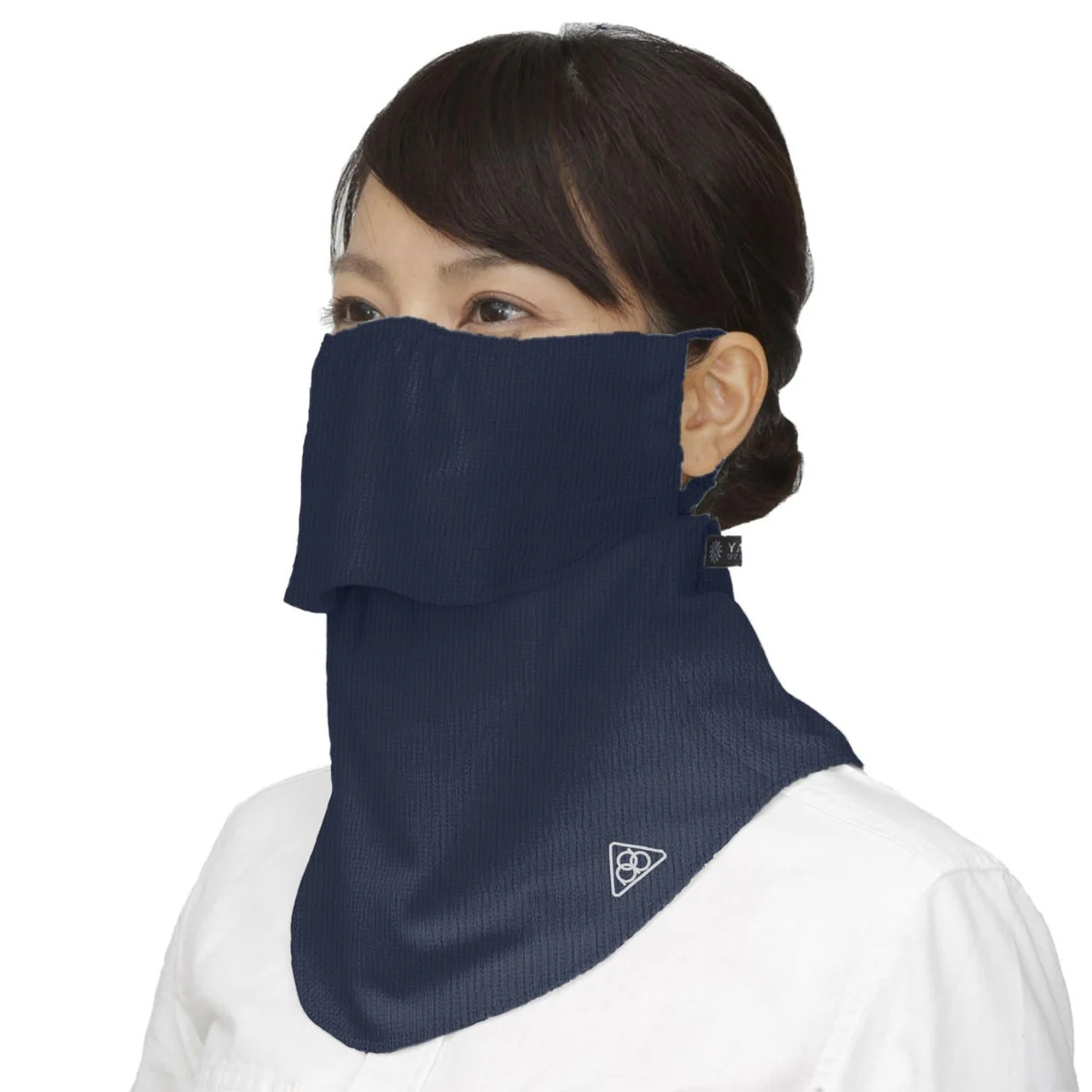 PDP Yakeenu Maschera Facciale UV Protettiva Traspirante PTA-M02 Grigio Chiaro