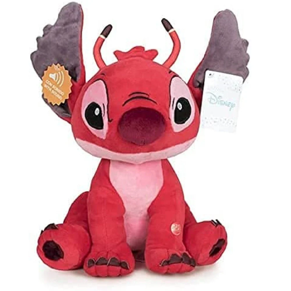 PELUCHE STITCH MORBIDO PARLANTE DA 100CM ROSSO PUPAZZO PER BAMBINI LILO & STITCH - TrAdE Shop Traesio
