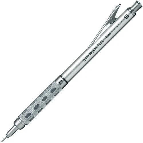 Pentel Sharpie Graf-Gear 1000 PG1015 0.5mm Silver