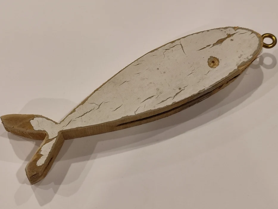 pesce di legno da appendere al soffito - Arredamento marinaresco