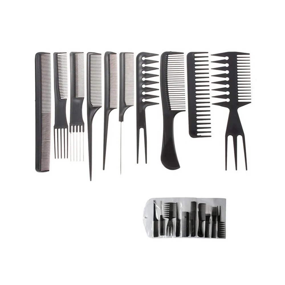 PETTINI PETTINE PROFESSIONALE FORCHETTA SPAZZOLA STYLING BARBIERE PARRUCCHIERE - TrAdE Shop Traesio