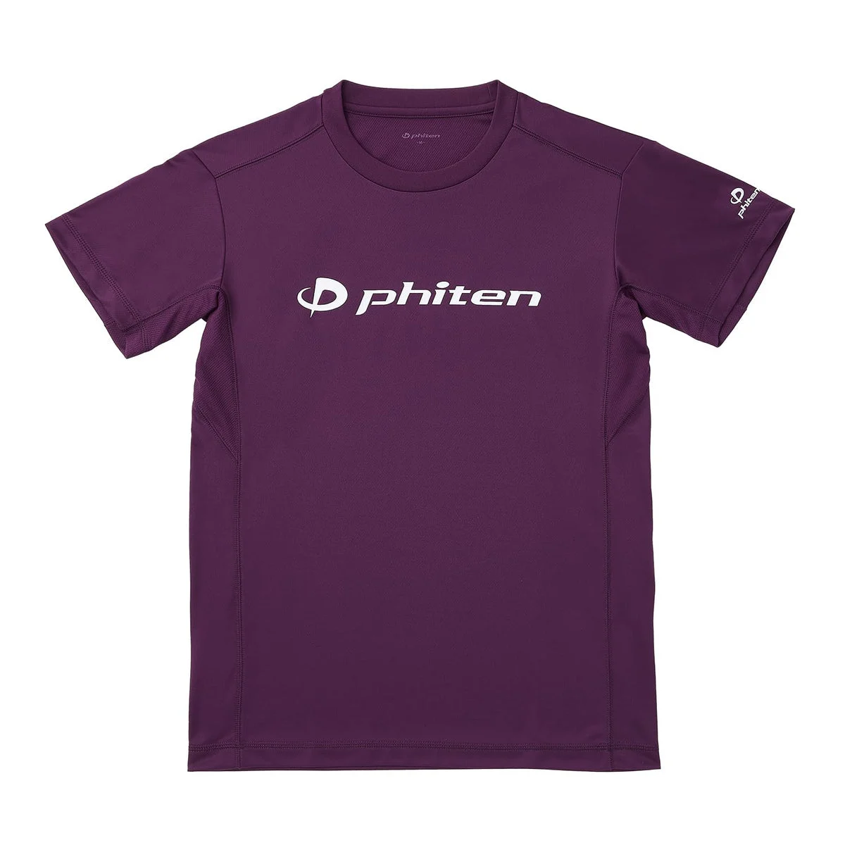 Phiten Maglietta RAKU Manica Corta Unisex Sport Viola