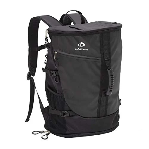 Phiten Mochila deportiva METAX negra 48l