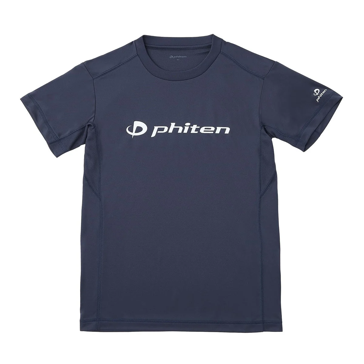 Phiten T-Shirt Raku Shirt Navy White