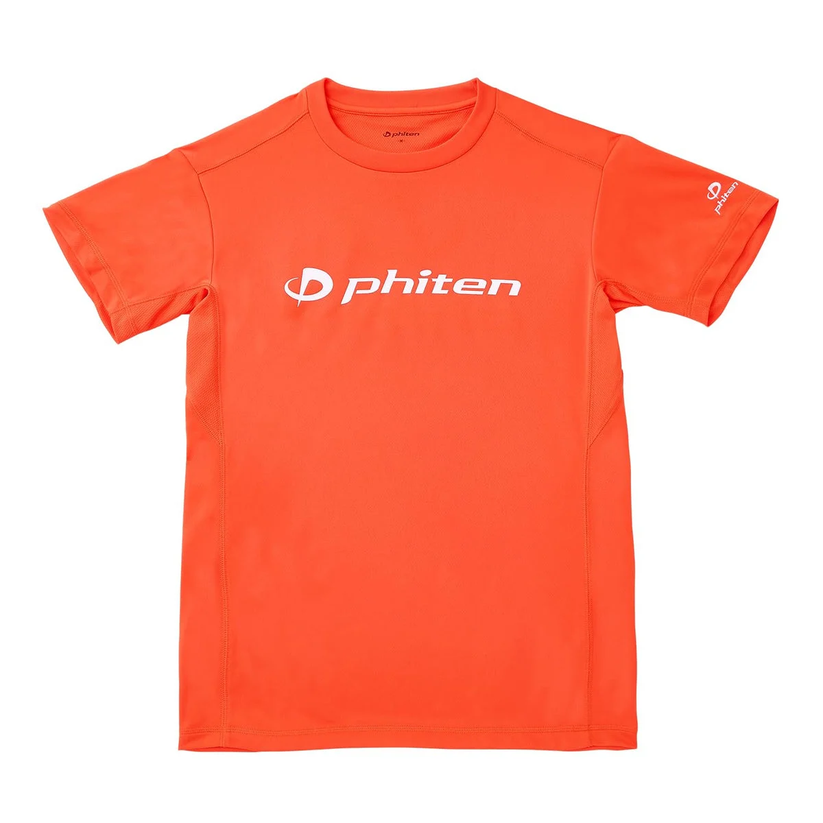 Phiten Maglietta Raku Unisex Taglia S Arancione Bianca