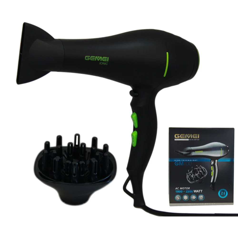 PHON ASCIUGACAPELLI PHONO IONICO 2200 WATT CON DIFFUSORE CAPELLI PROFESSIONALE - TrAdE Shop Traesio