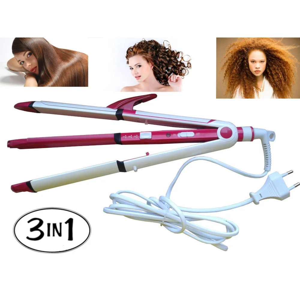 PIASTRA 3 in 1 ARRICCIA CAPELLI LISCI FRISE' ARRICCIACAPELLI PROFESSIONALE SN710 - TrAdE Shop Traesio