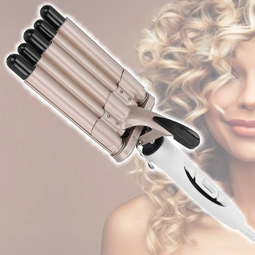 PIASTRA ARRICCIACAPELLI ONDULATI MOSSI 5 TUBI PROFESSIONALE DIAMETRO 30MM Q-M28