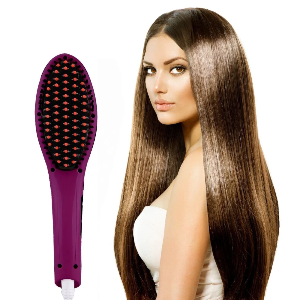 PIASTRA ELETTRICA IONICA LCD SNODA LISCIA CAPELLI SPAZZOLA TEMPERATURA 908 - TrAdE Shop Traesio