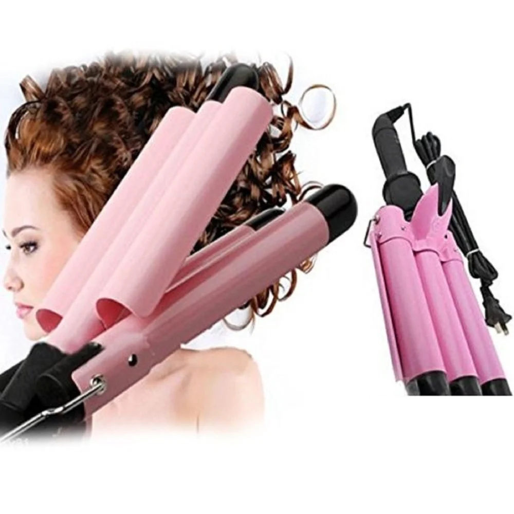 PIASTRA PER CAPELLI ONDULATI A TUBO F11 80 WATT ARRICCIACAPELLI ONDE TRIFERRO - TrAdE Shop Traesio