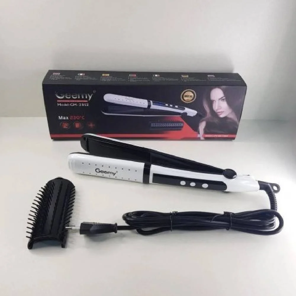 PIASTRA PER CAPELLI PROFESSIONALE 45W SCHERMO LED CONTROLLO TEMPERATURA GM-2852