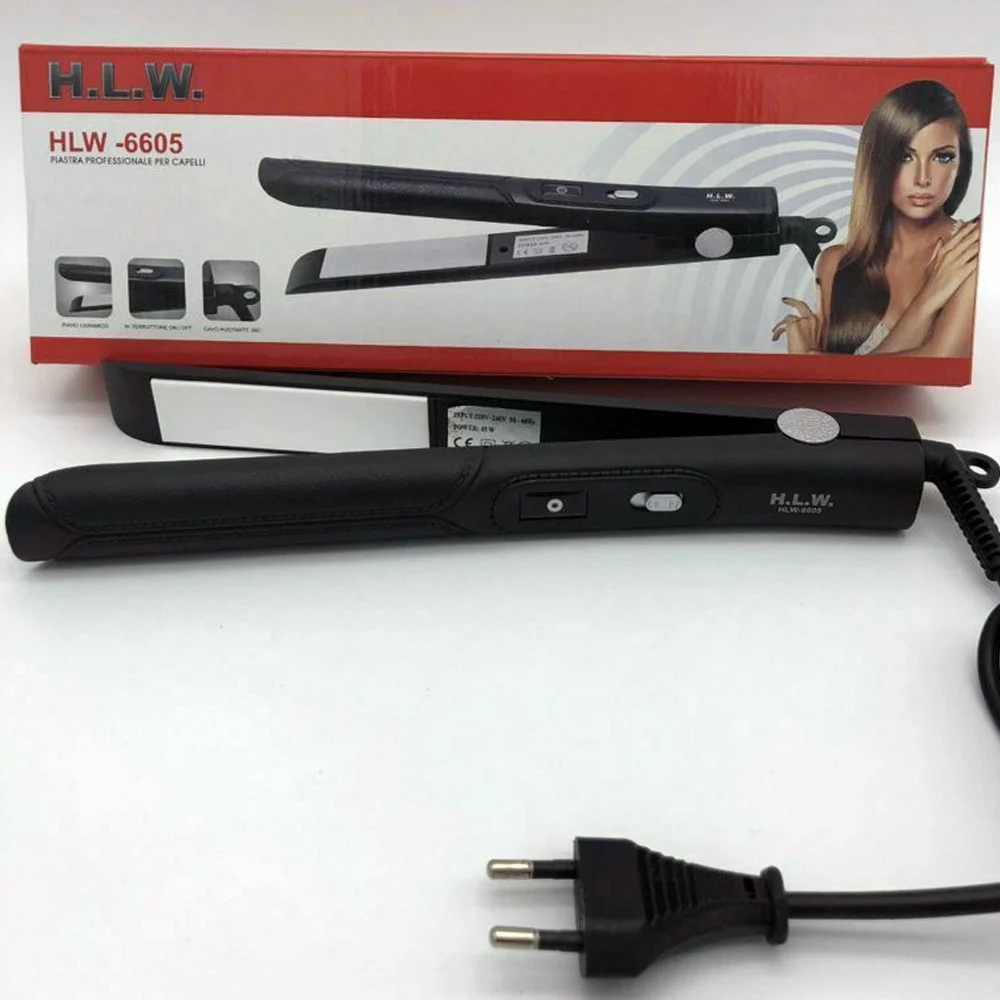 PIASTRA PER CAPELLI PROFESSIONALE HLW-6605 CERAMICA ACCONCIATURA LISCI