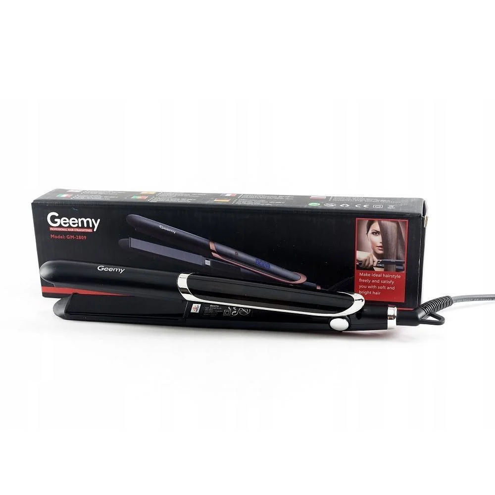 PIASTRA PER CAPELLI PROFESSIONALE IN CERAMICA LISCIANTE 220°C GEEMY GM-2809