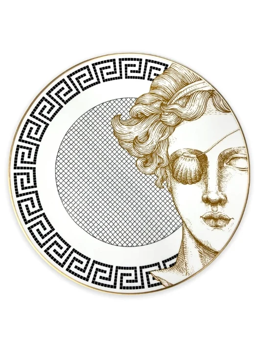 piatto donna bendata (collezione atlantis) - Arredamento marinaresco