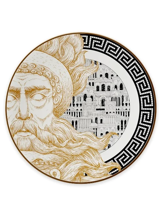 piatto poseidone 1 (collezione atlantis) - Arredamento marinaresco