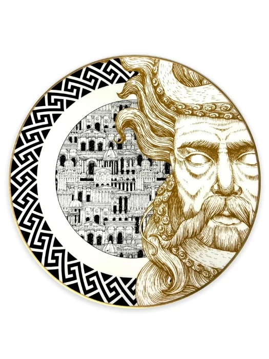 piatto poseidone 2 (collezione atlantis) - Arredamento marinaresco