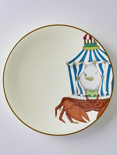 piatto granchio (collezione searcus) - Arredamento marinaresco