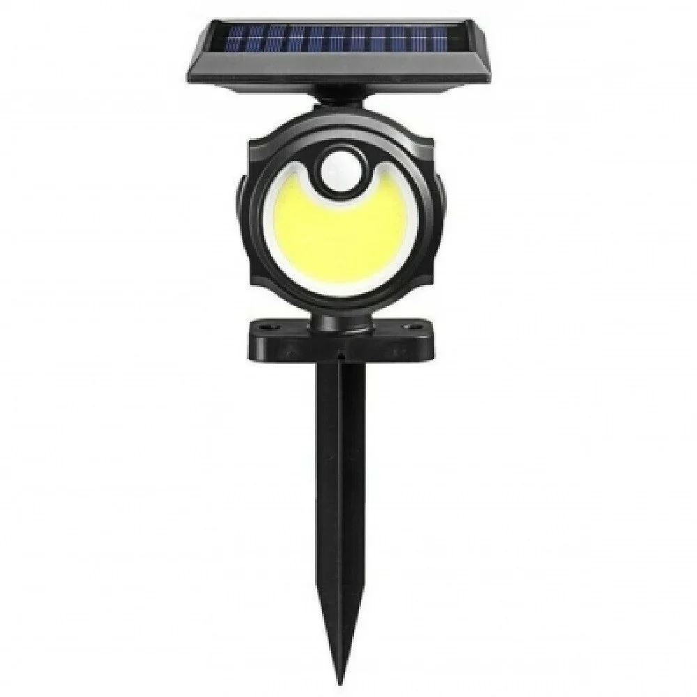 PICCHETTO GIARDINO ENERGIA SOLARE 56 COB LED LUCE FREDDA SENSORE MOVIMENTO B0391 - TrAdE Shop Traesio