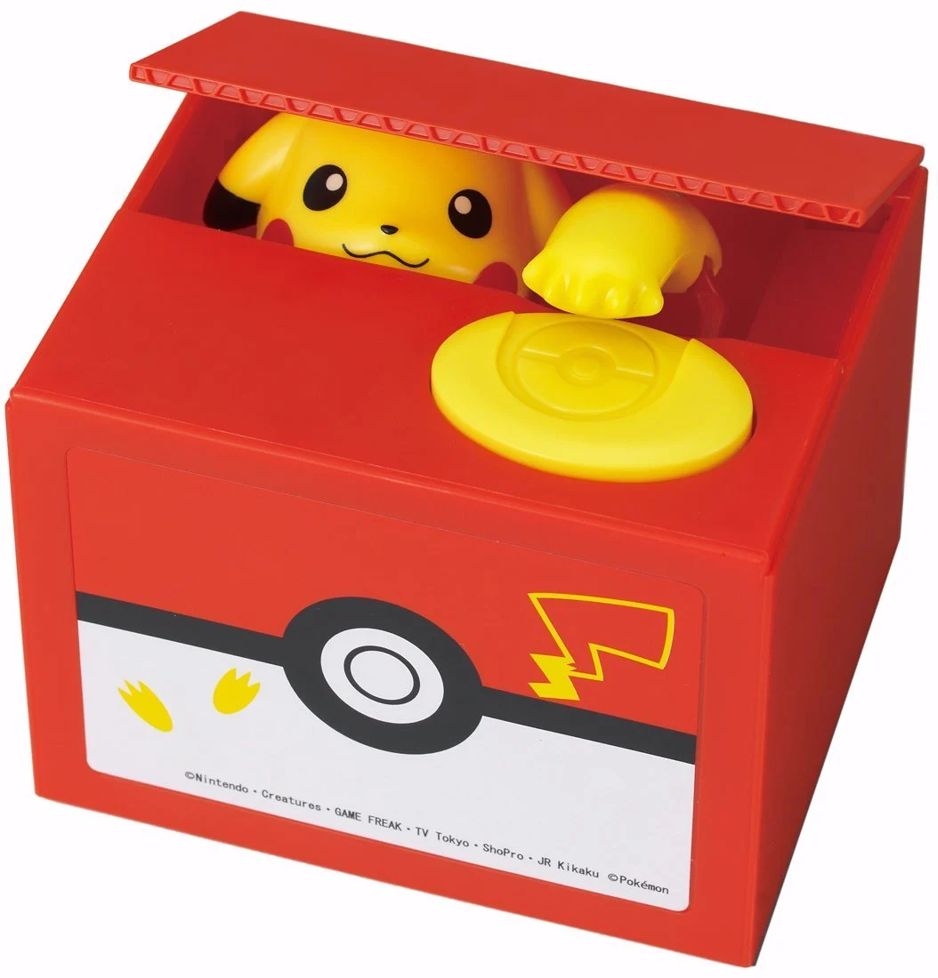 Pickachu Coin Bank Pokemon-Go inspired Electronic Coin Money