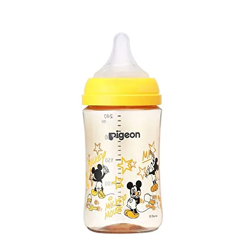 Pigeon Breast Feeding Bottle Disney Disney 240ml 3months~ PPSU Yellow