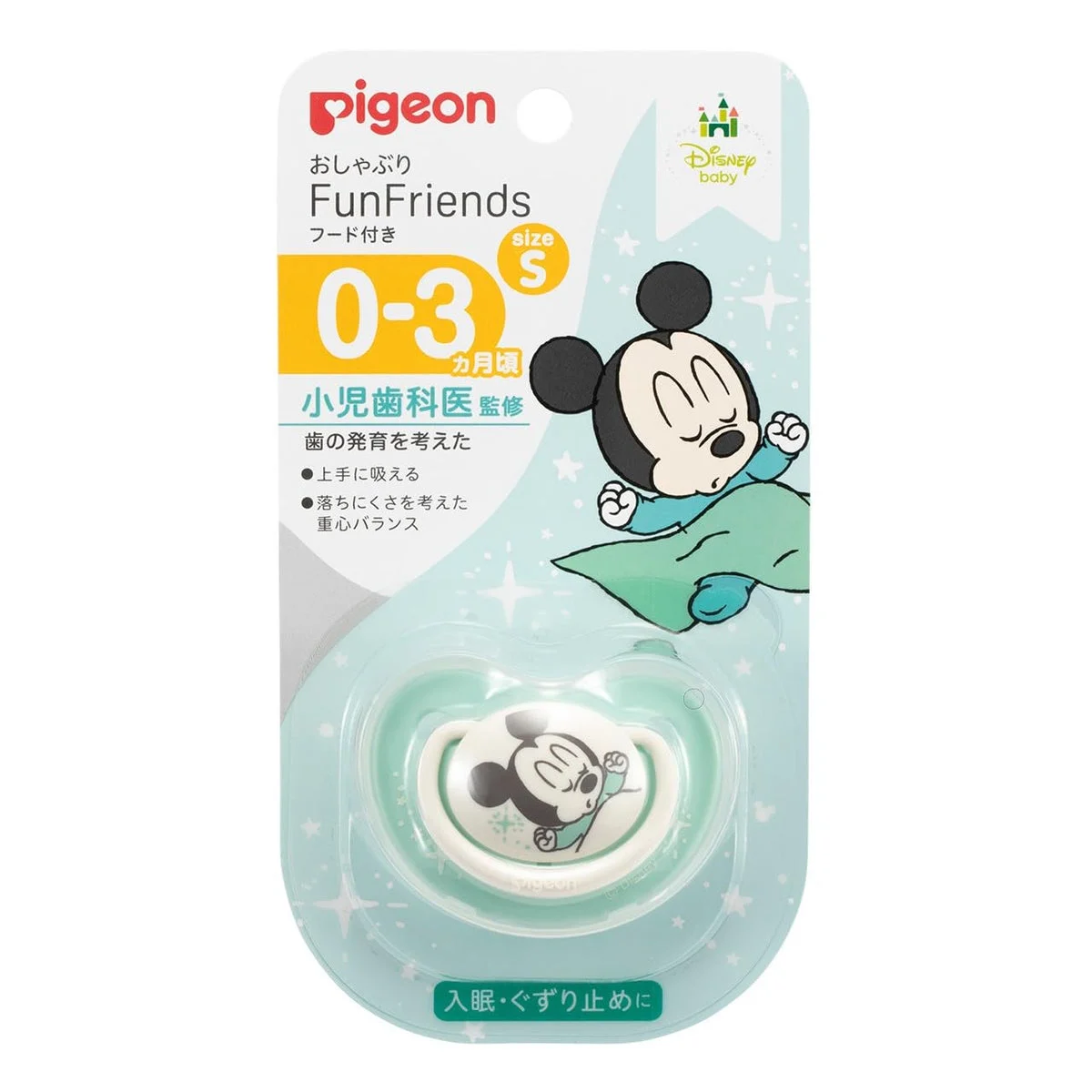 Pigeon Succhietto Fun Friends 0-3 Mesi S Mickey Silicone
