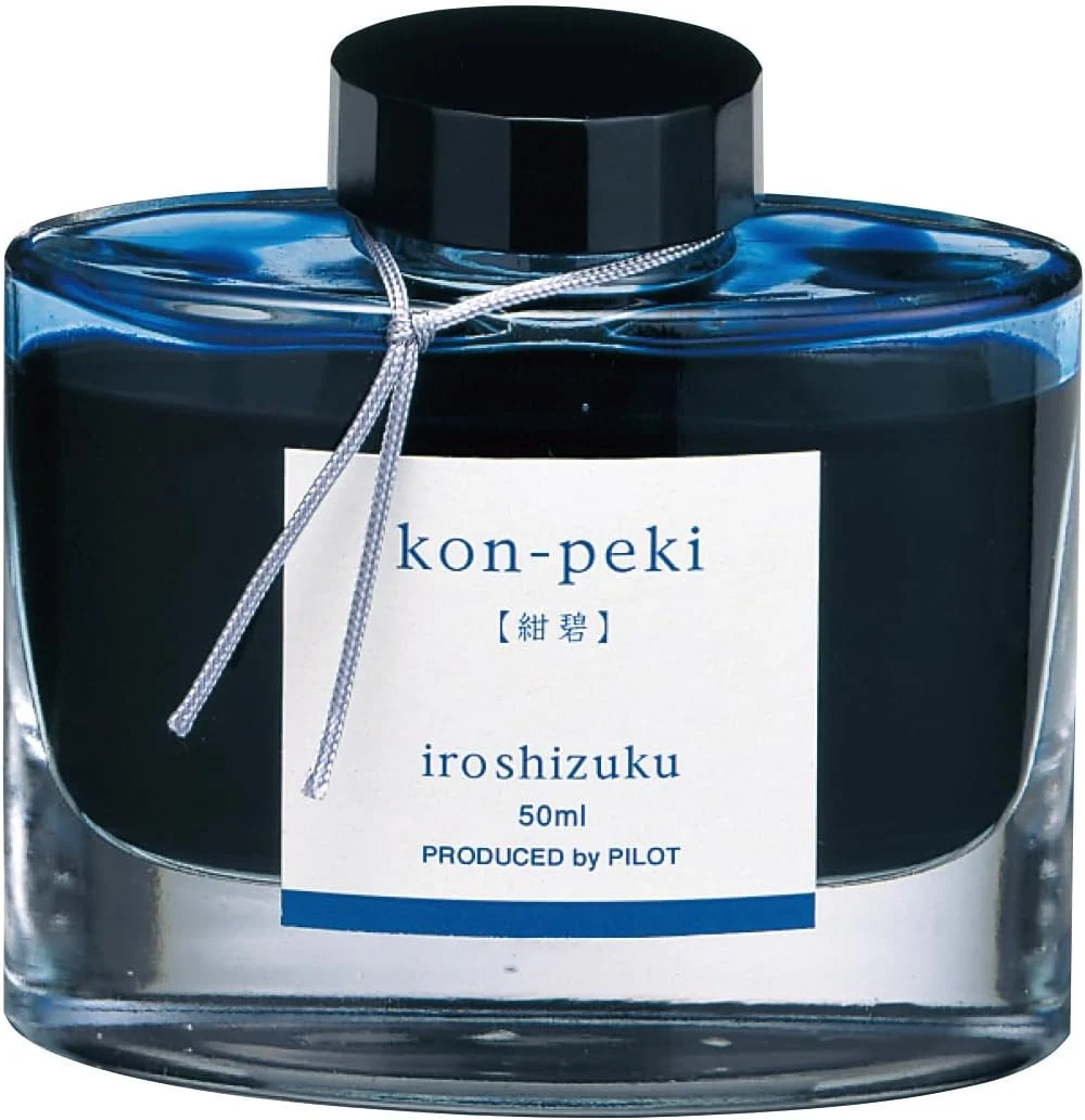 Pilot Fountain Pen Ink 50ml Konpeki Blue INK50KO