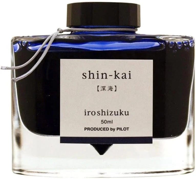 Pilot inchiostro per stilografica Iroshizuku INK50SNK Blu Shinkai 50ml