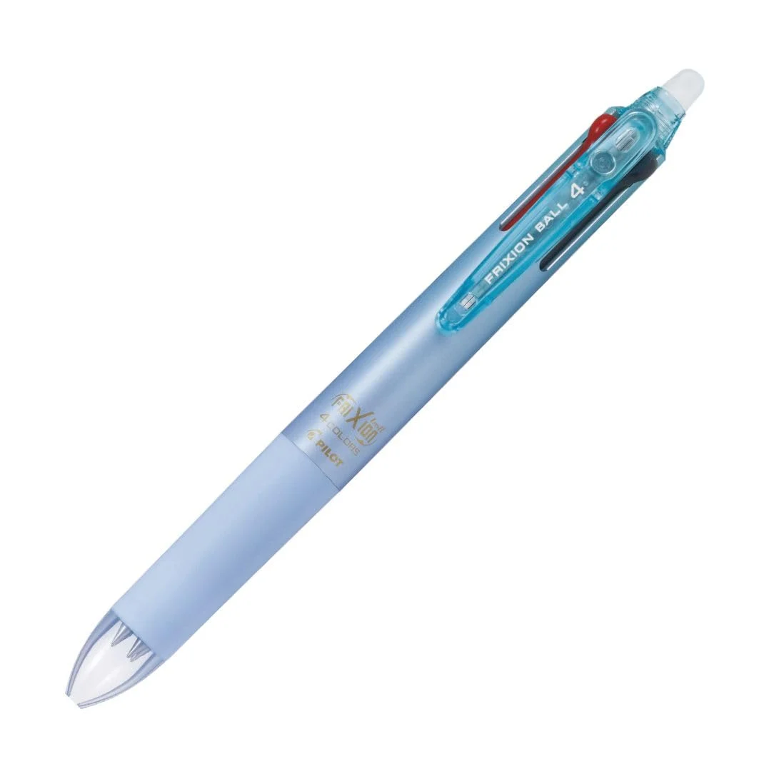 Pilot FriXion Ball 4 Slim 4-Color Erasable Pen 0 38mm Gradient Light Blue (LKFB-8)