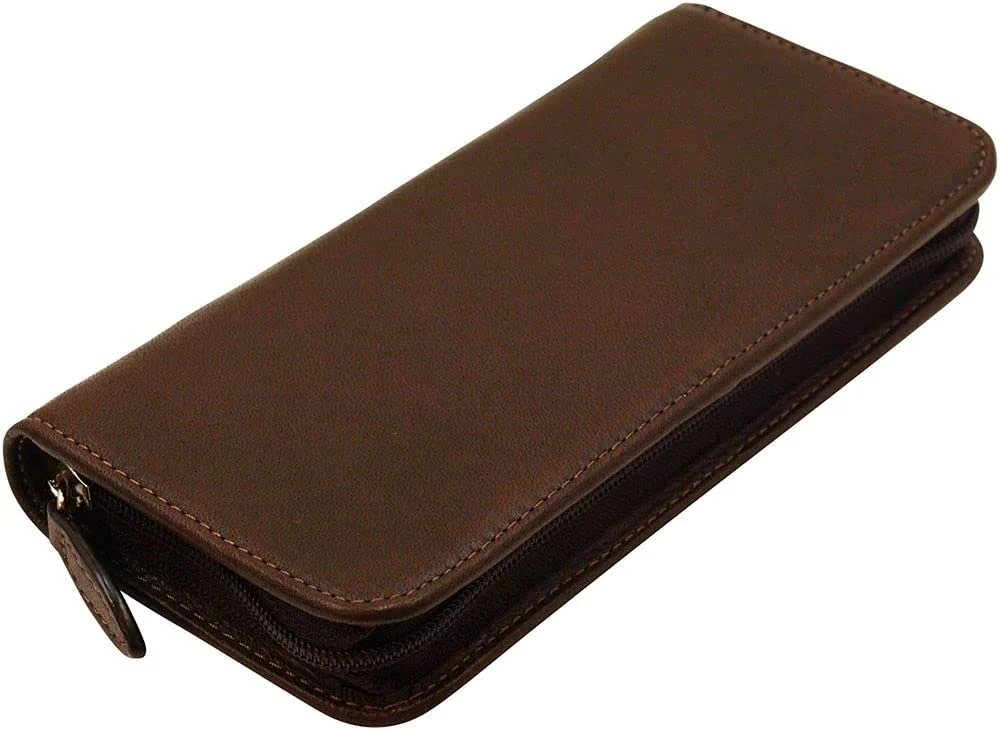 Pilot Pensamble Astuccio con Cerniera Set di 3 PSPC-01 Marrone Scuro