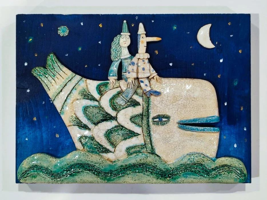 Pinocchio sulla balena - Arredamento marinaresco