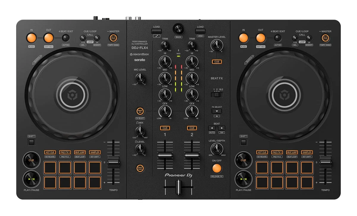 Pioneer DJ Controller DDJ-FLX4 2-Canali Compatibile con rekordbox e Serato