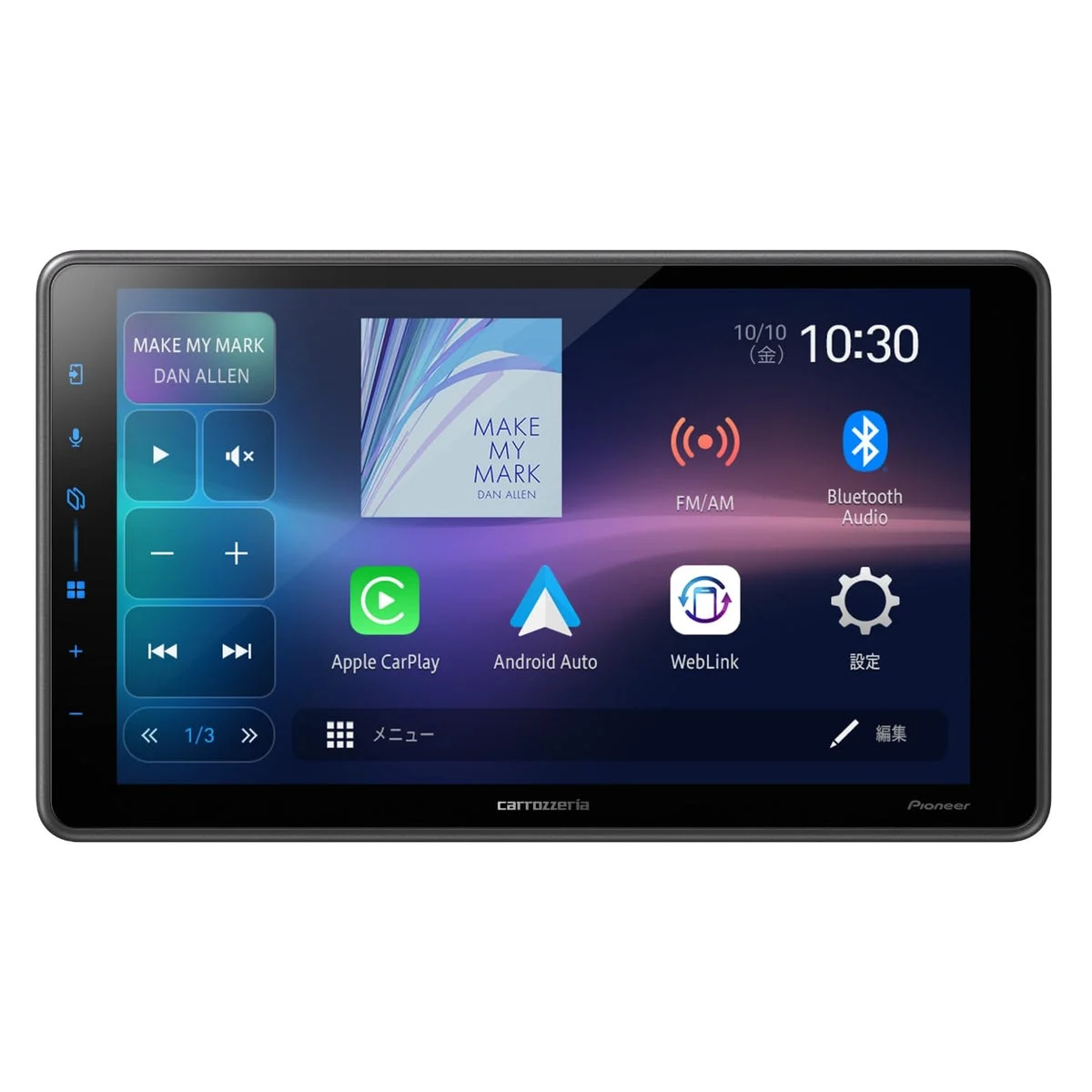 Pioneer autoradio schermo 9" flottante, CarPlay/Android Auto wireless, DMH-SF600