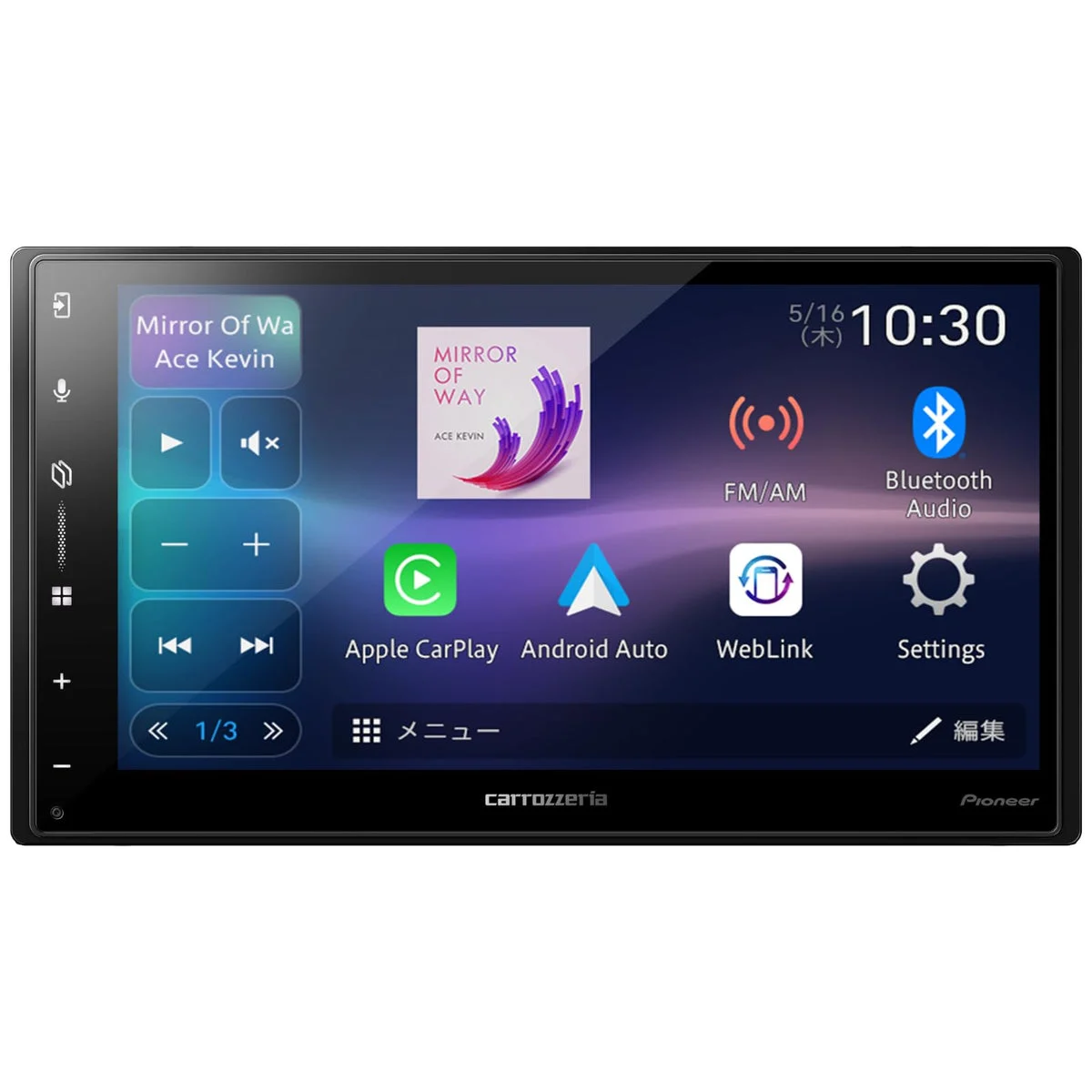 Pioneer autoradio multimediale Apple CarPlay e Android Auto wireless DMH-SZ500