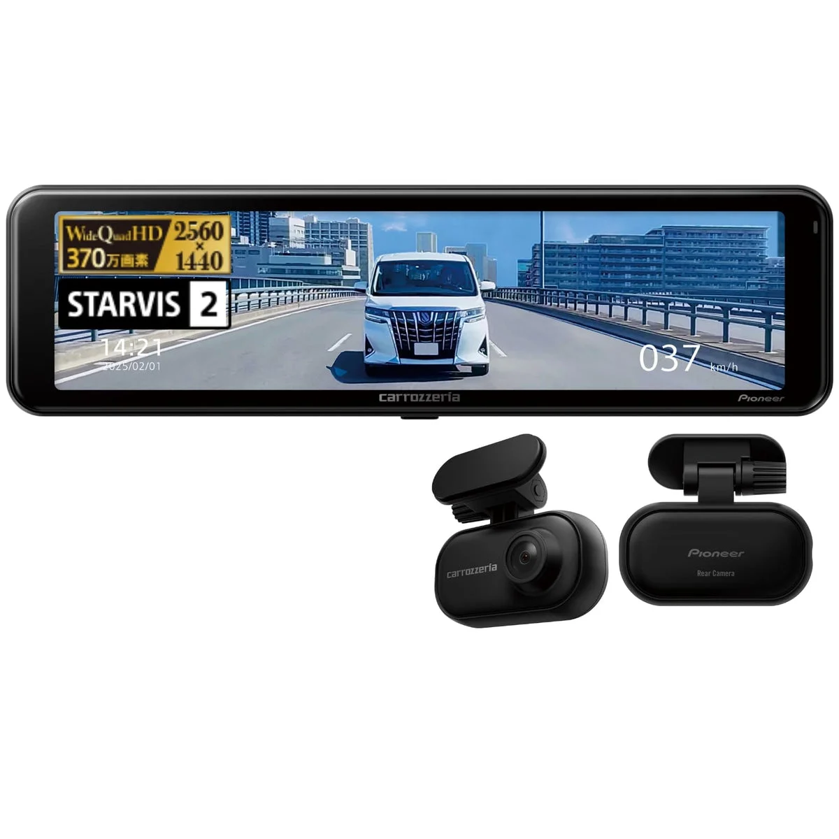 Pioneer Dash Cam Specchio 11 Pollici VREC-MS700D 32GB