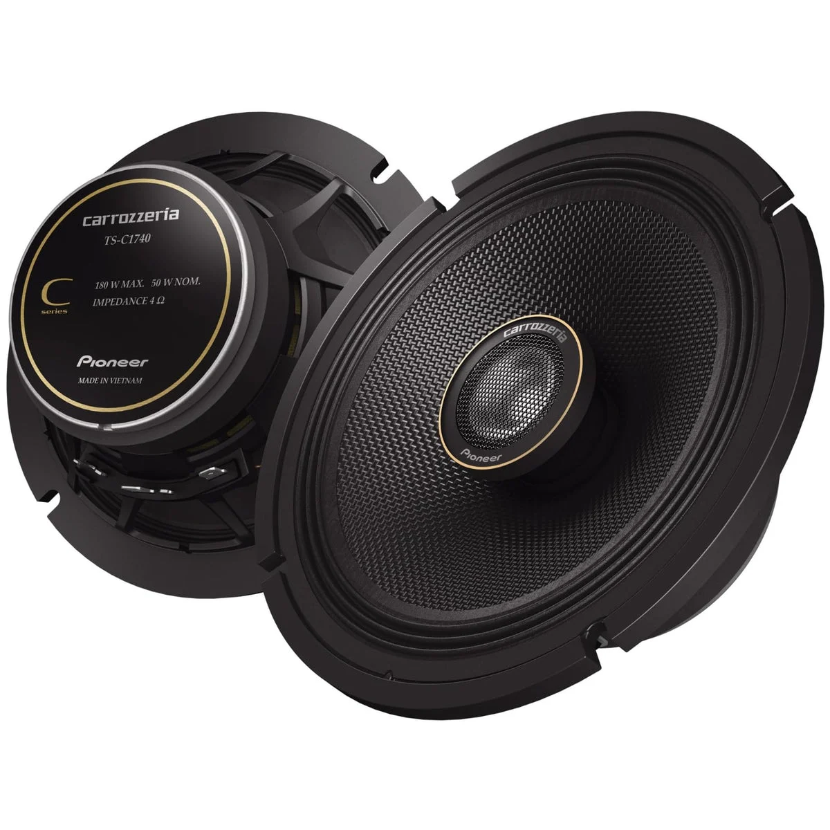 Pioneer altoparlante auto coassiale 2 vie 17 cm Hi-Res su misura TS-C1740