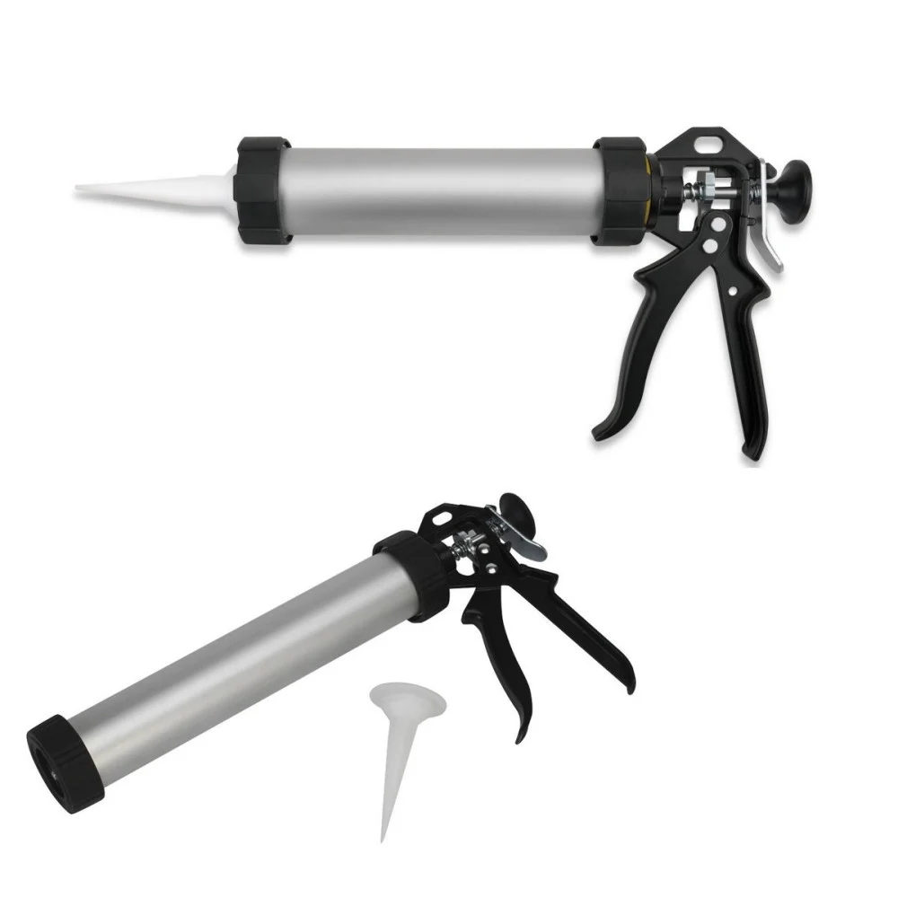 PISTOLA PER CARTUCCIA SILICONE FUGHE 240 MM IN ALLUMINIO PROFESSIONALE BECCUCCIO - TrAdE Shop Traesio