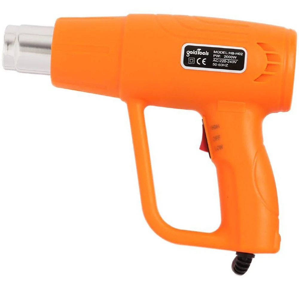 PISTOLA TERMICA SVERNICIATORE AD ARIA CALDA 2000W TERMOSOFFIATORE HB-H02