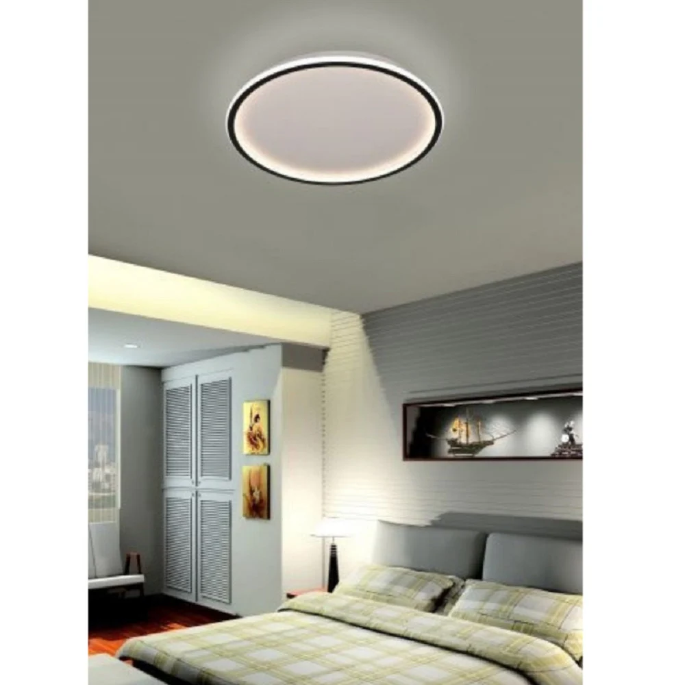 PLAFONIERA A LED MODERNA DA SOFFITTO TONDA 43WATT LUCE FREDDA NATURALE CALDA C13 - TrAdE Shop Traesio