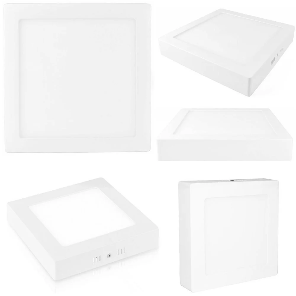 PLAFONIERA FARETTO LED QUADRATO DA SUPERFICIE DA 18W LUCE BIANCO FREDDO - TrAdE Shop Traesio