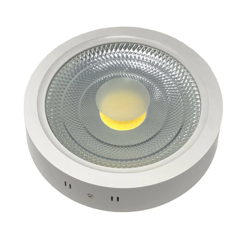PLAFONIERA LED COB 25 WATT MONTAGGIO A SOFFITTO LUCE CALDA FREDDA NATURALE - TrAdE Shop Traesio